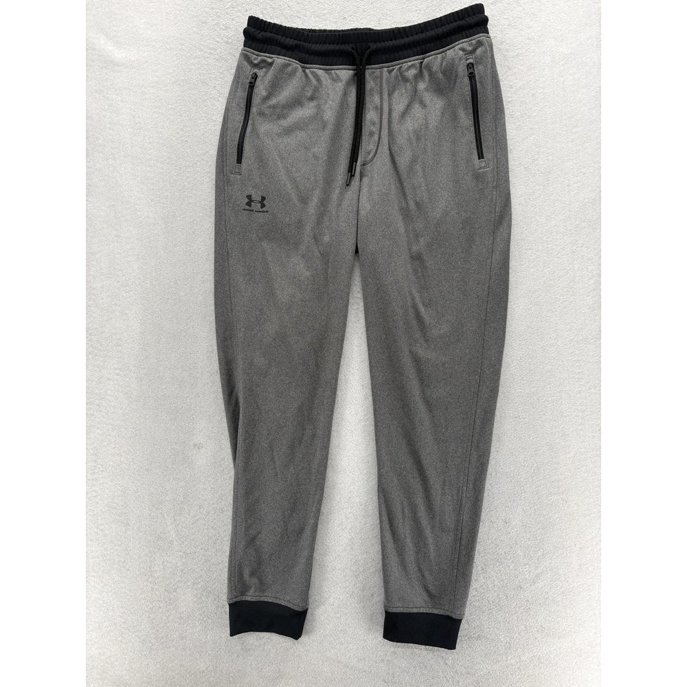 Under Armour Sportstyle Joggers Mens L Gray Stretch Casual Comfort Athletic Gym